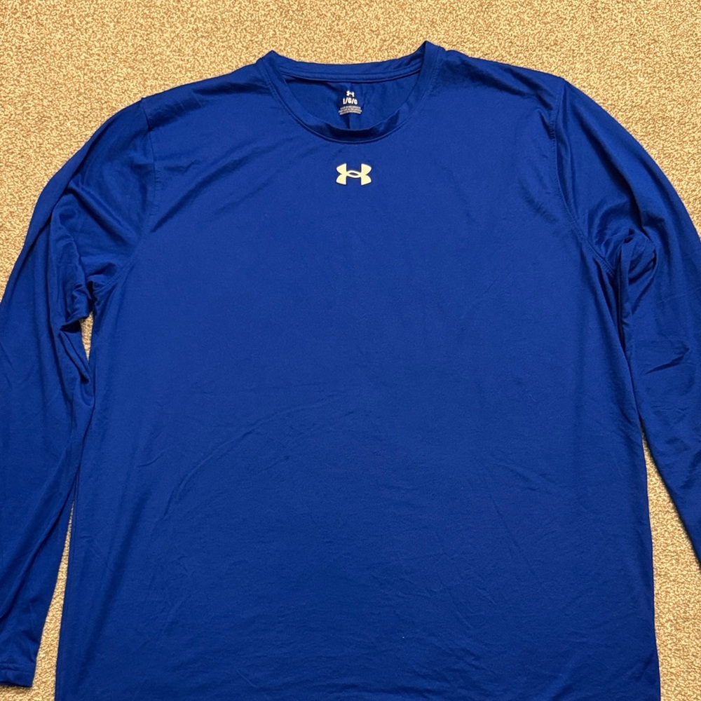 Under Armour Men's Royal Blue Long Sleeve Tee